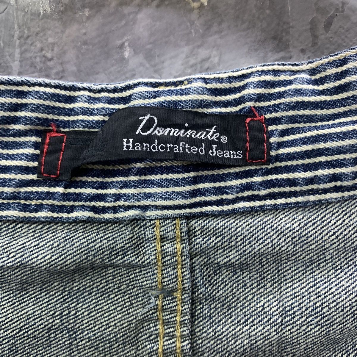 Designer × Japanese Brand Dominated Handcrafted Jeans Big Patches Distressed Size US 33 - 11 Thumbnail