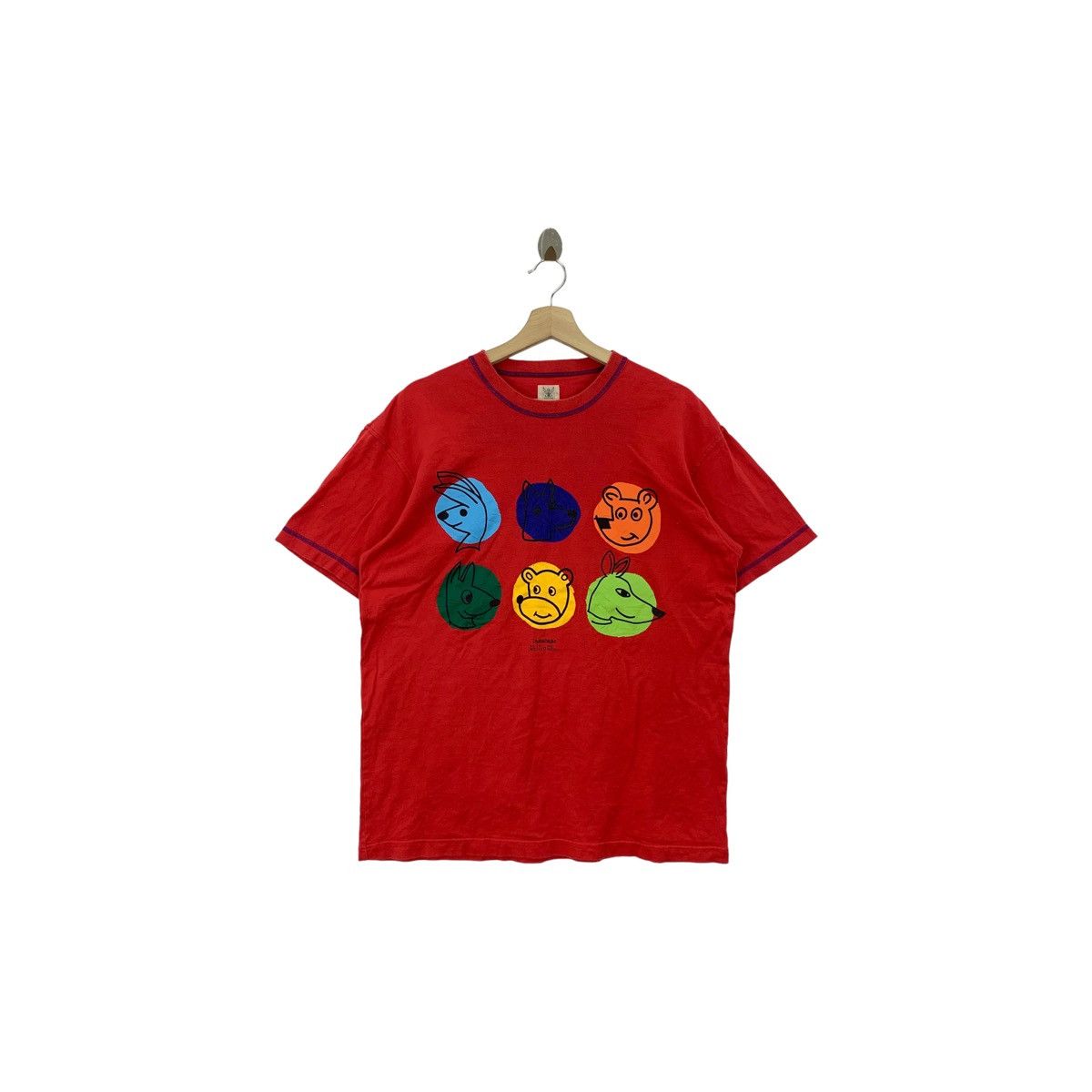 Rare!! Vintage JEAN CHARLES de CASTELBAJAC dog multicolour