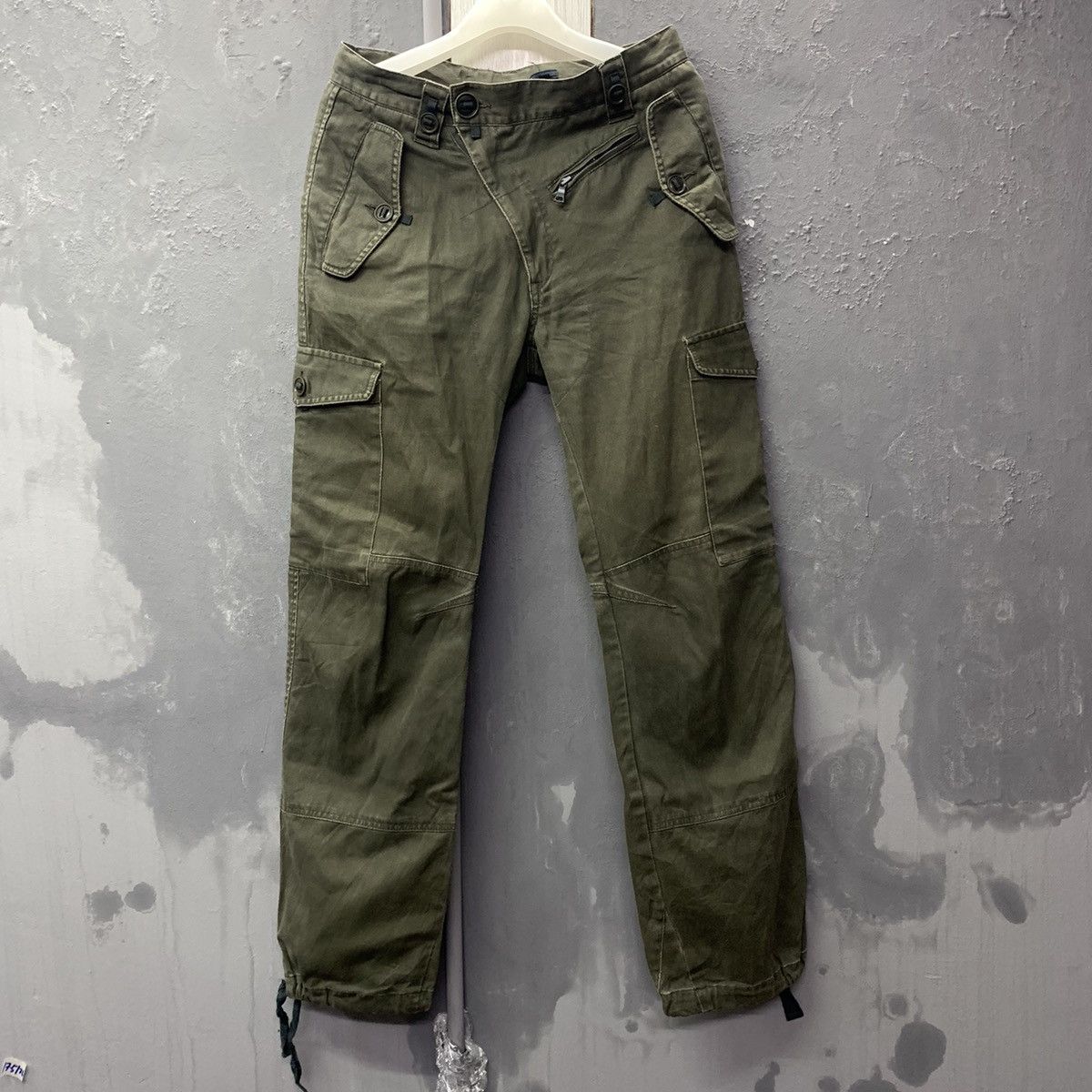 Japanese Brand Bondage Zipper Hooko Ekoo Cargo Pants Size US 30 / EU 46 - 3 Thumbnail