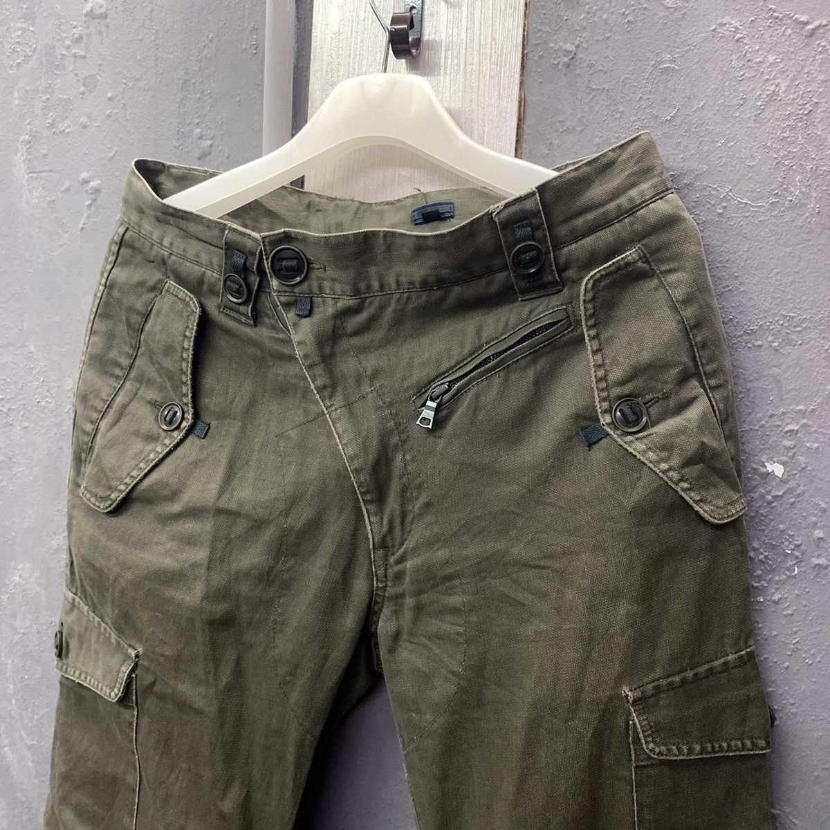 Japanese Brand Bondage Zipper Hooko Ekoo Cargo Pants Size US 30 / EU 46 - 4 Thumbnail