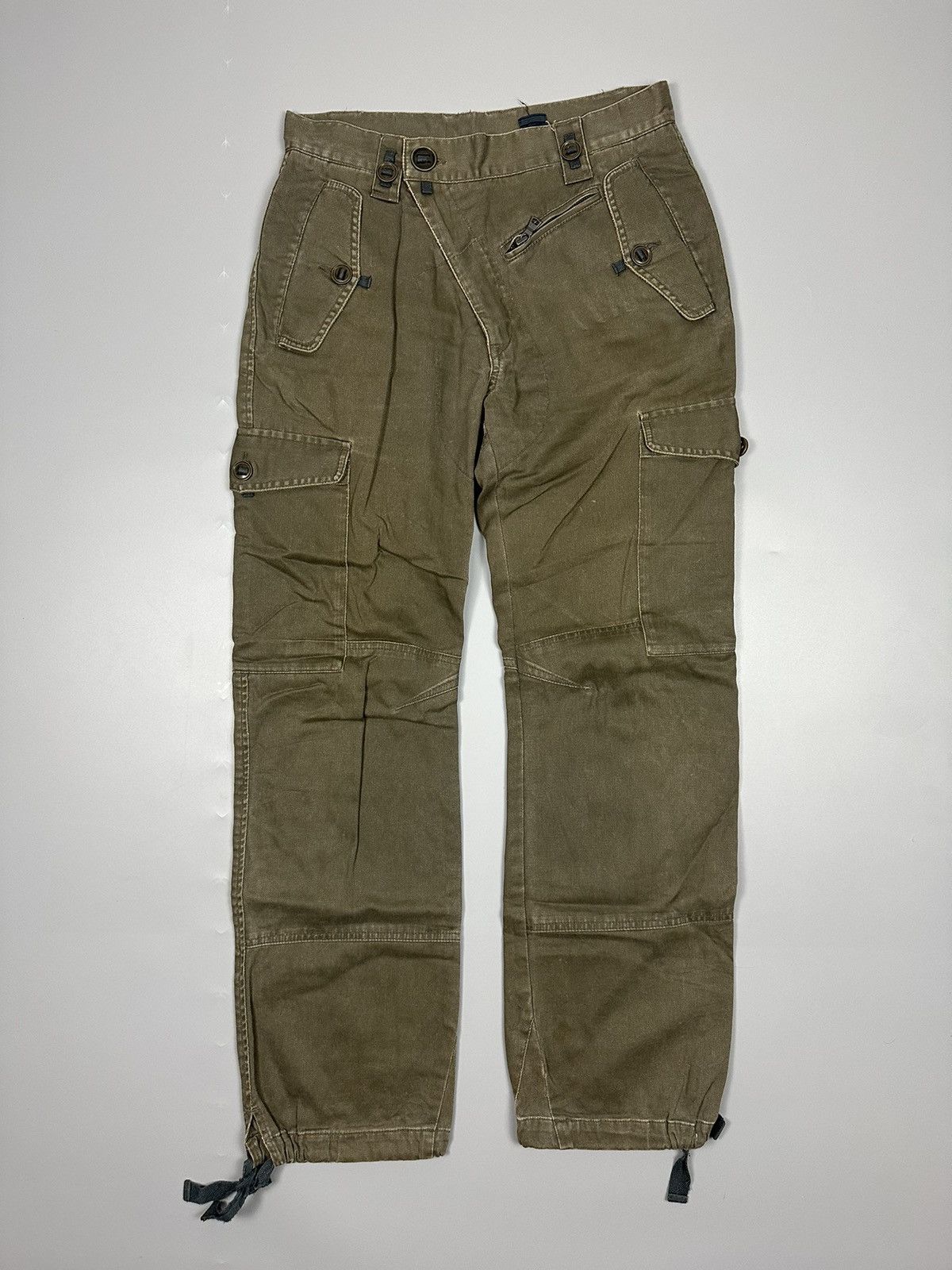 Japanese Brand Bondage Zipper Hooko Ekoo Cargo Pants Size US 30 / EU 46 - 1 Thumbnail