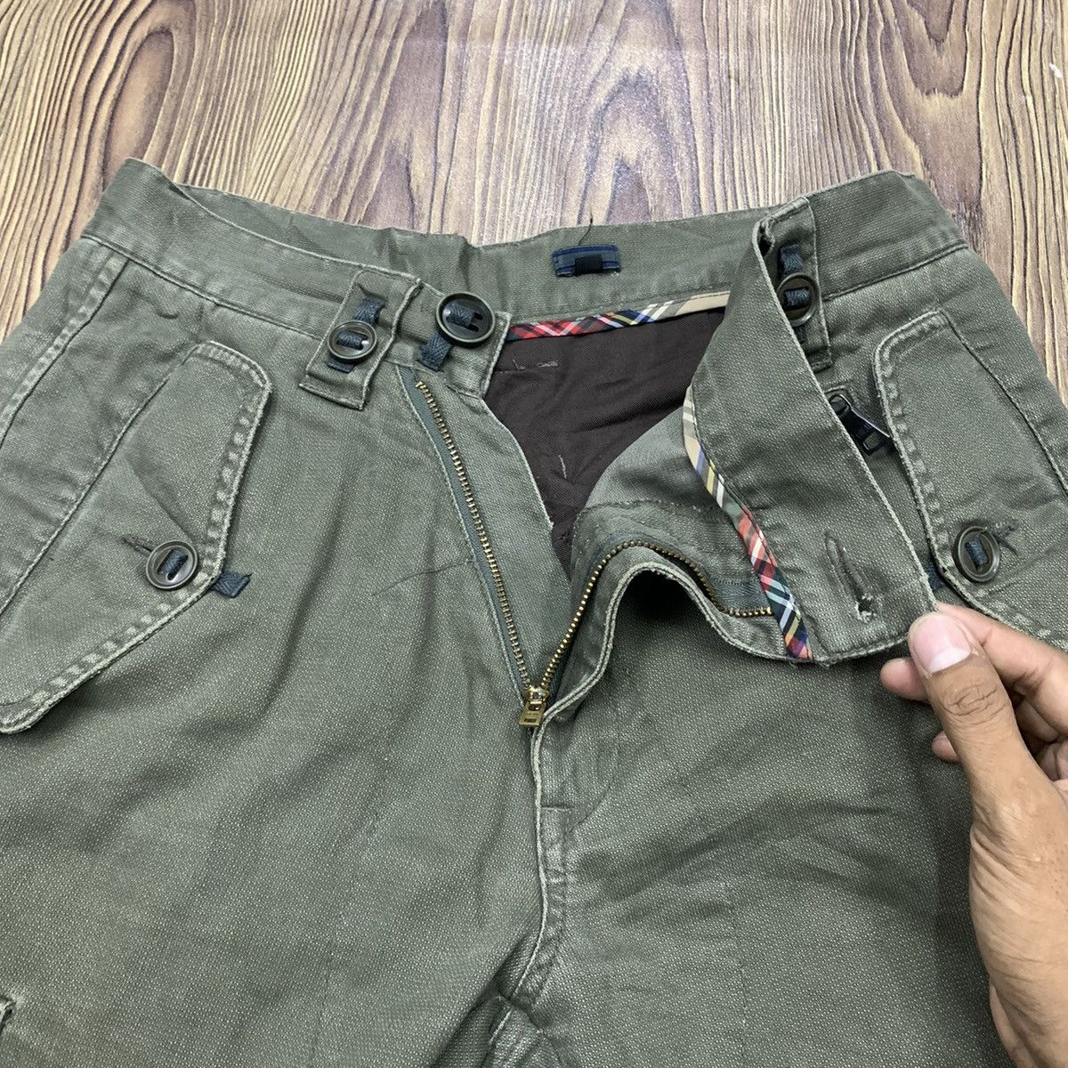 Japanese Brand Bondage Zipper Hooko Ekoo Cargo Pants Size US 30 / EU 46 - 16 Thumbnail