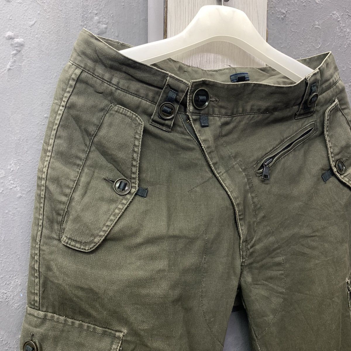 Japanese Brand Bondage Zipper Hooko Ekoo Cargo Pants Size US 30 / EU 46 - 5 Thumbnail