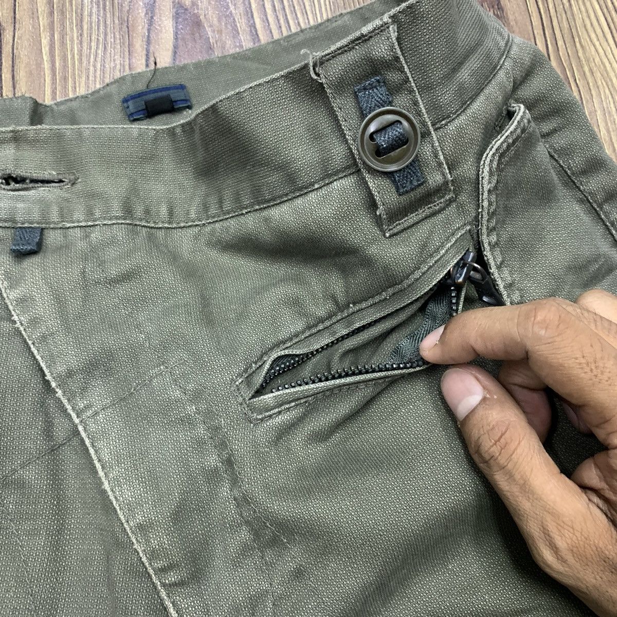 Japanese Brand Bondage Zipper Hooko Ekoo Cargo Pants Size US 30 / EU 46 - 15 Thumbnail