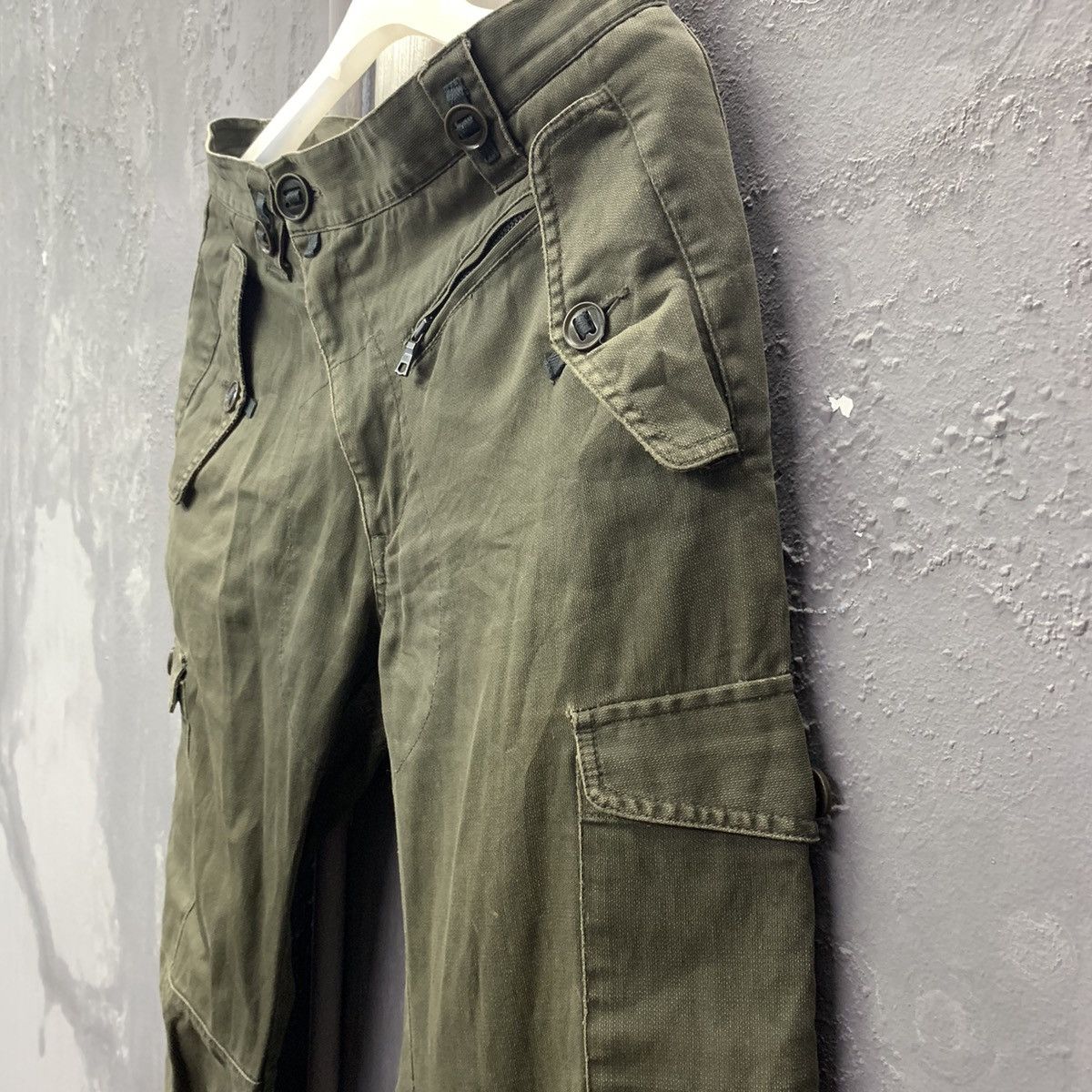Japanese Brand Bondage Zipper Hooko Ekoo Cargo Pants Size US 30 / EU 46 - 8 Thumbnail