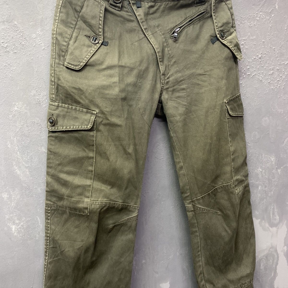 Japanese Brand Bondage Zipper Hooko Ekoo Cargo Pants Size US 30 / EU 46 - 6 Thumbnail