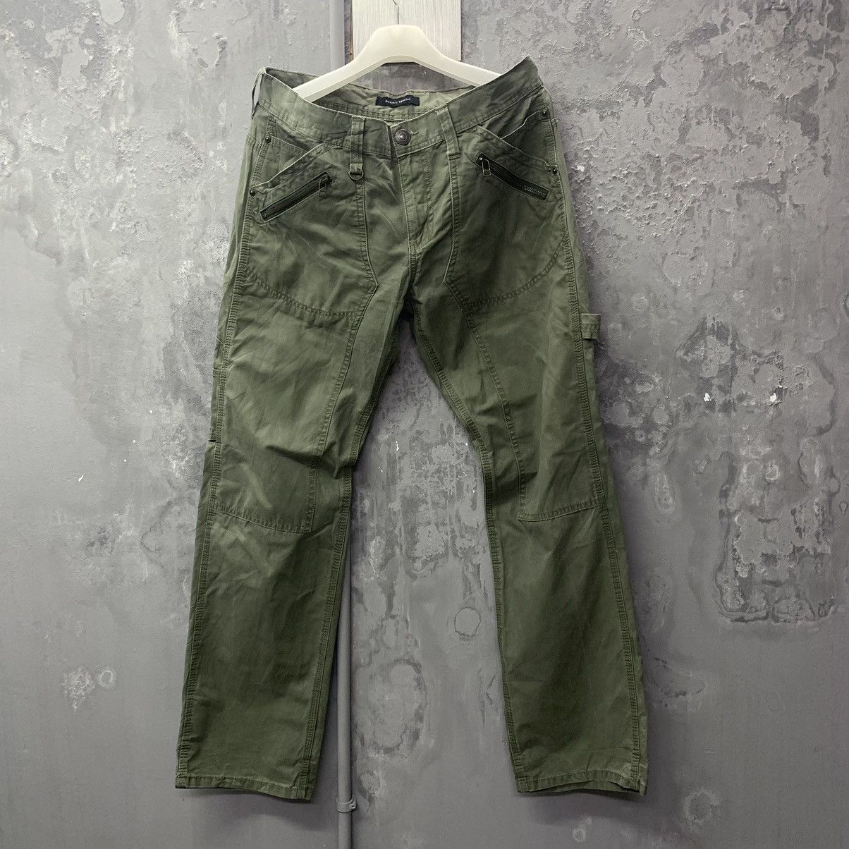 If Six Was Nine × Le Grande Bleu (L.G.B.) Memory Special Double Knee Casual Pants Size US 35 - 3 Thumbnail