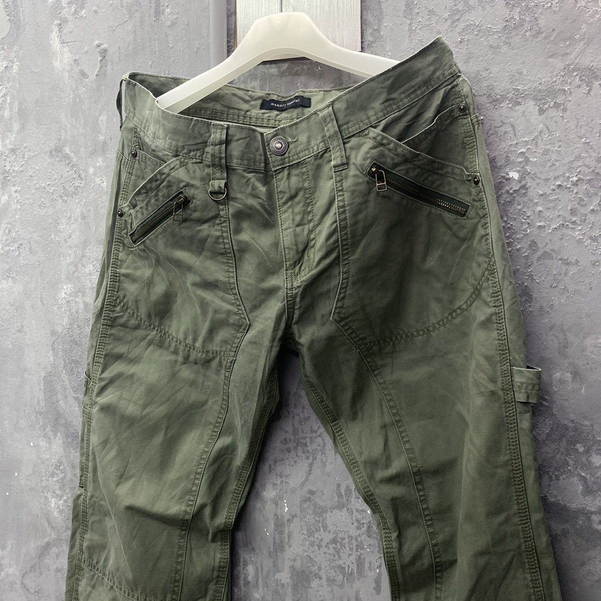 If Six Was Nine × Le Grande Bleu (L.G.B.) Memory Special Double Knee Casual Pants Size US 35 - 4 Thumbnail