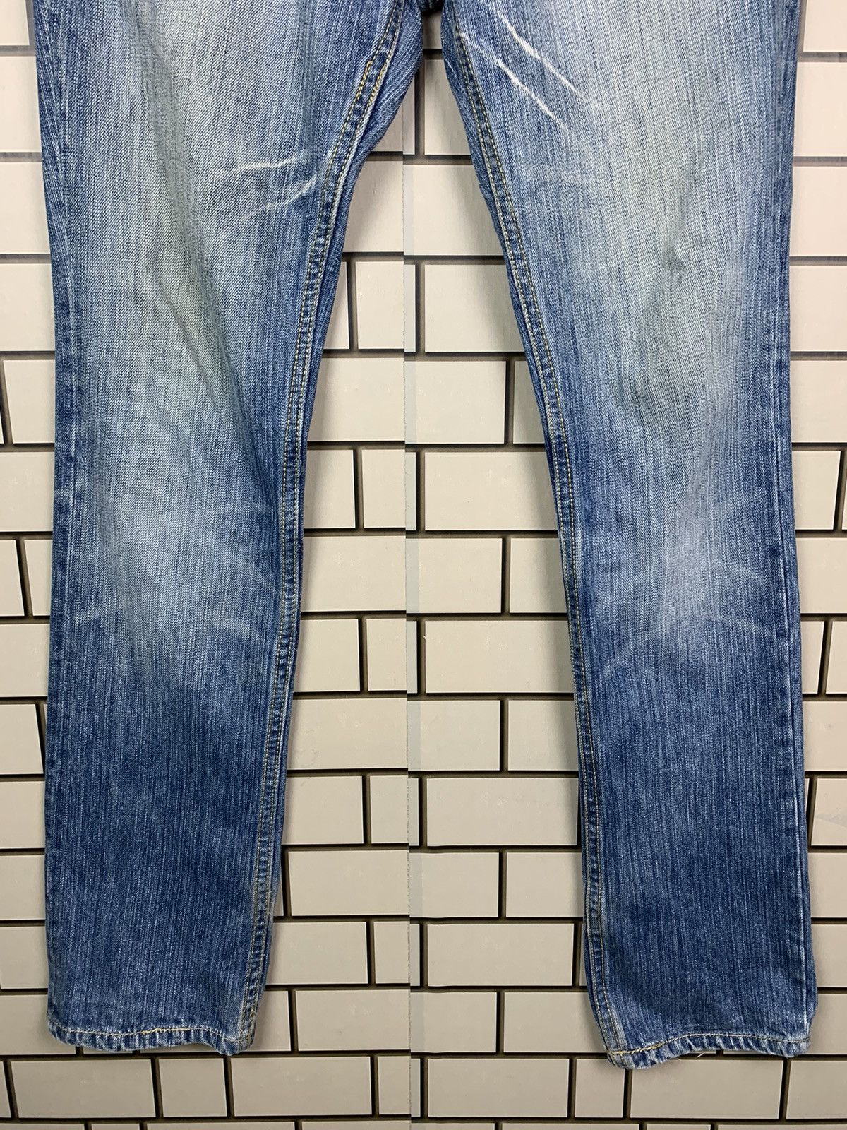 If Six Was Nine × Japanese Brand Japanese Brand Three Stones Throw Distressed Denim Size US 34 / EU 50 - 4 Thumbnail