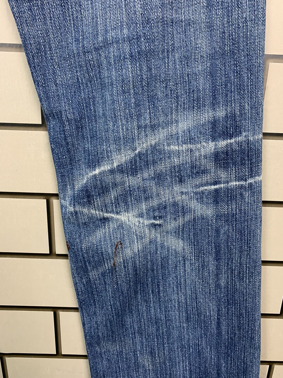 If Six Was Nine × Japanese Brand Japanese Brand Three Stones Throw Distressed Denim Size US 34 / EU 50 - 16 Thumbnail