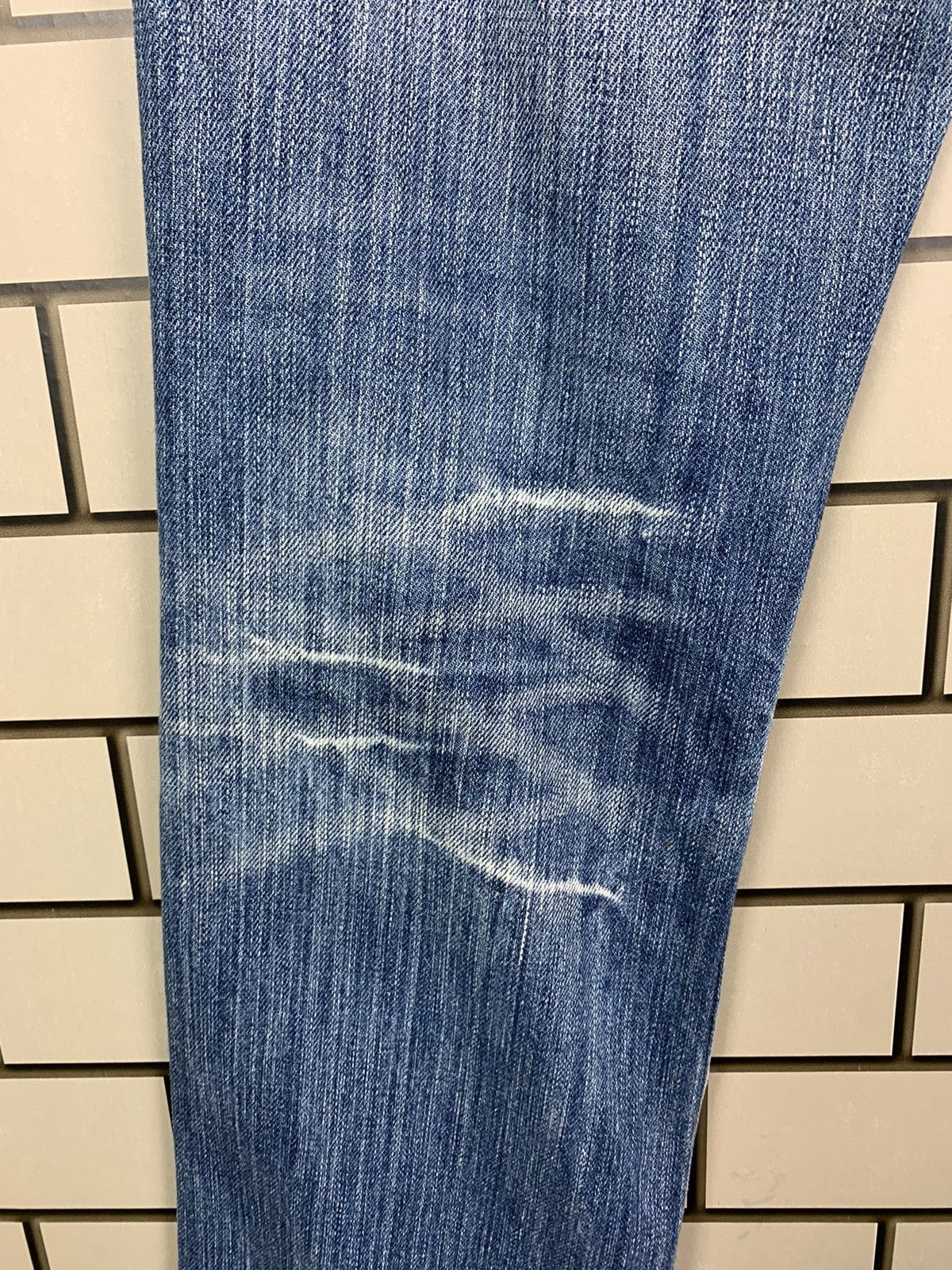 If Six Was Nine × Japanese Brand Japanese Brand Three Stones Throw Distressed Denim Size US 34 / EU 50 - 15 Thumbnail