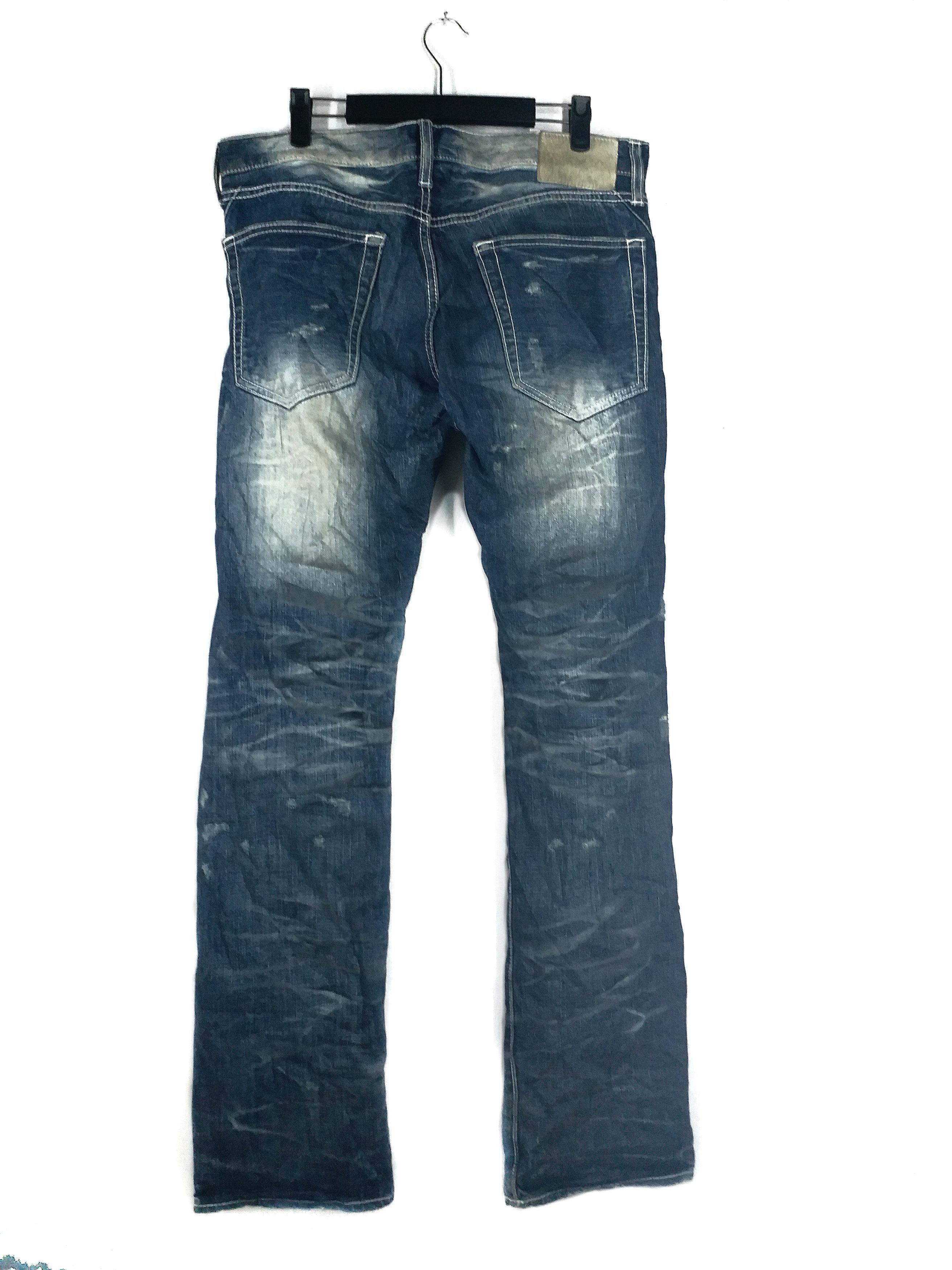 If Six Was Nine 🔥Distressed Denim Jeans Size 31by Japanese Brand Size US 31 - 3 Thumbnail