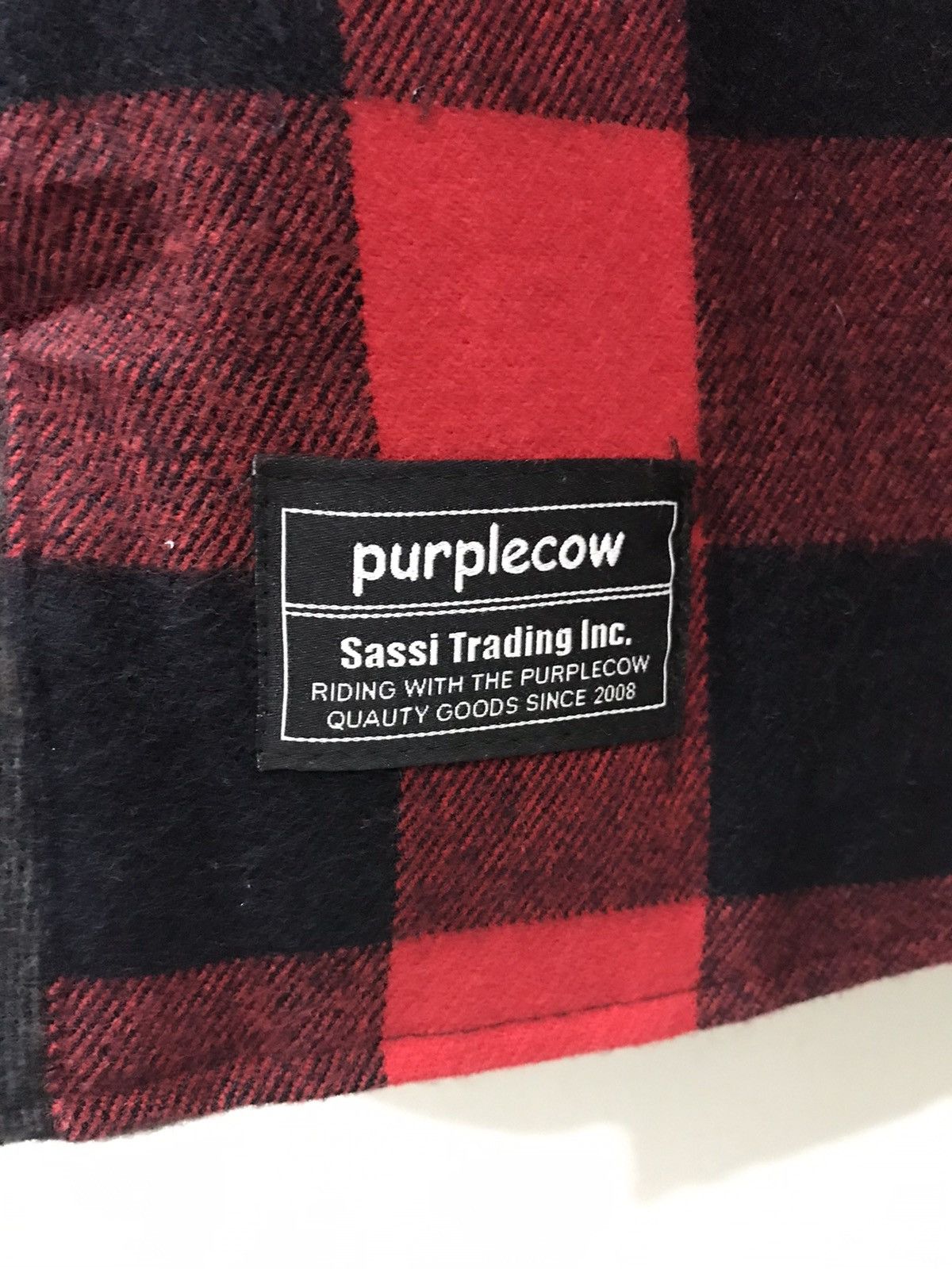 Japanese Brand PURPLE COW Japan 3 Tone Designer Buffalo Plaid Flannel Parka Size US L / EU 52-54 / 3 - 10 Thumbnail