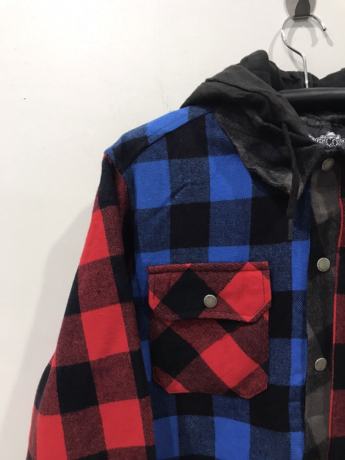 Japanese Brand PURPLE COW Japan 3 Tone Designer Buffalo Plaid Flannel Parka Size US L / EU 52-54 / 3 - 7 Thumbnail