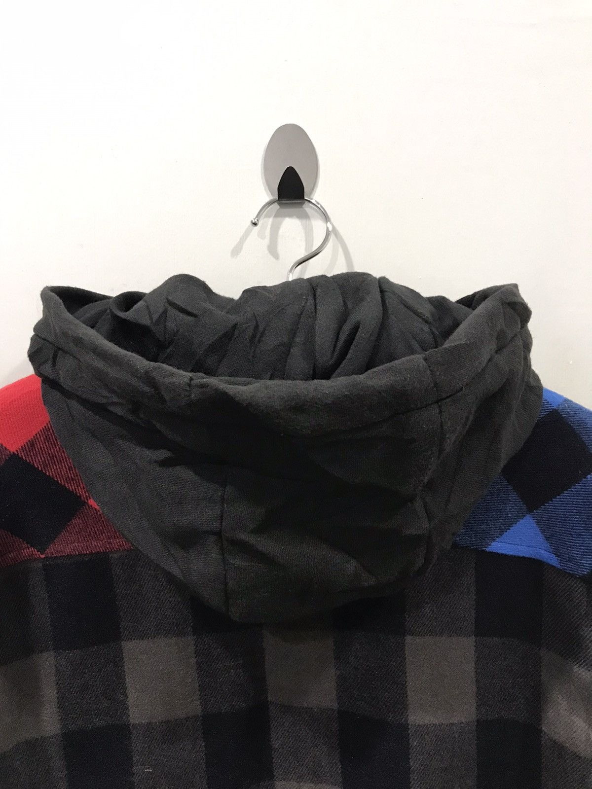 Japanese Brand PURPLE COW Japan 3 Tone Designer Buffalo Plaid Flannel Parka Size US L / EU 52-54 / 3 - 16 Thumbnail