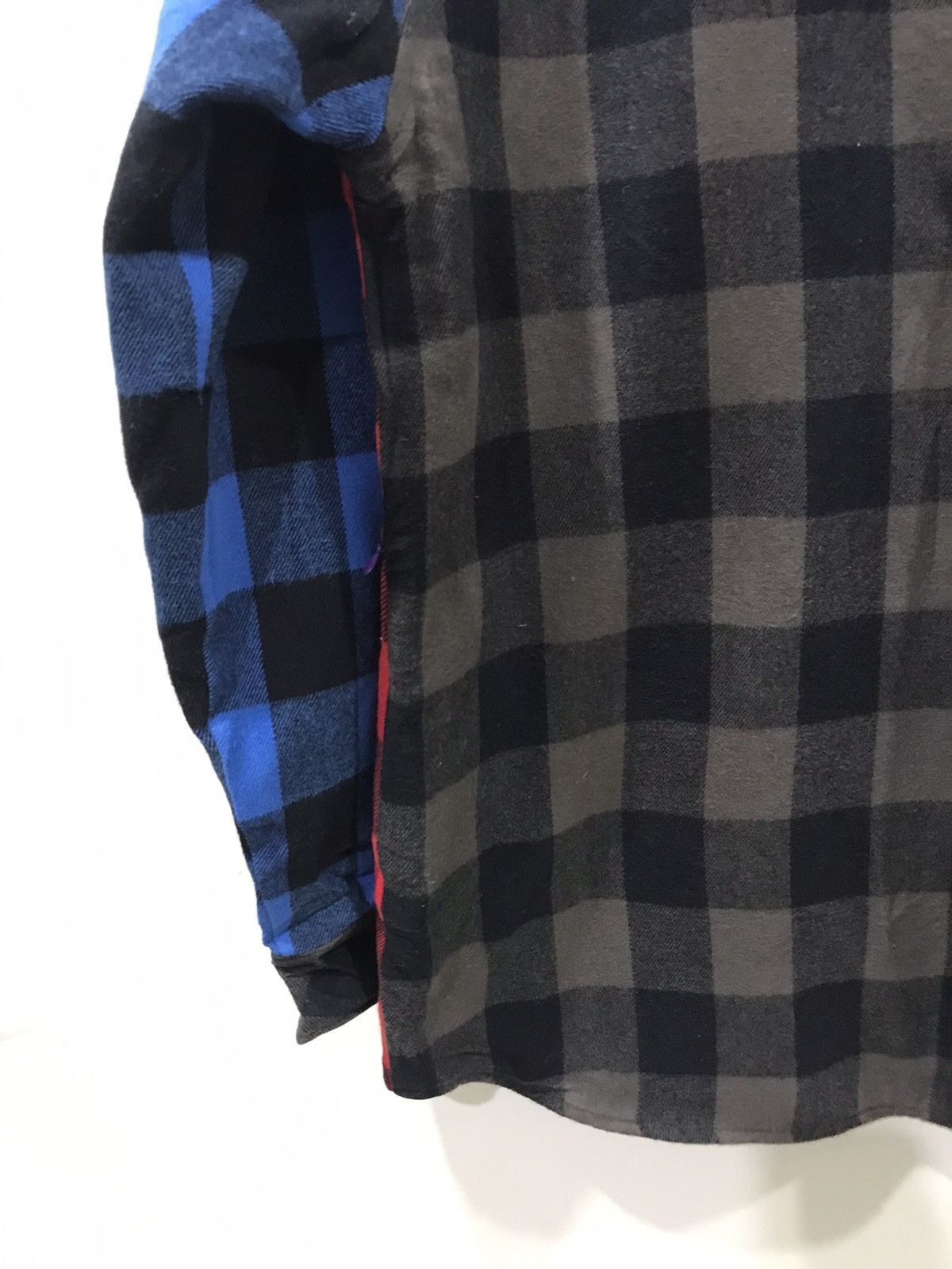 Japanese Brand PURPLE COW Japan 3 Tone Designer Buffalo Plaid Flannel Parka Size US L / EU 52-54 / 3 - 20 Thumbnail