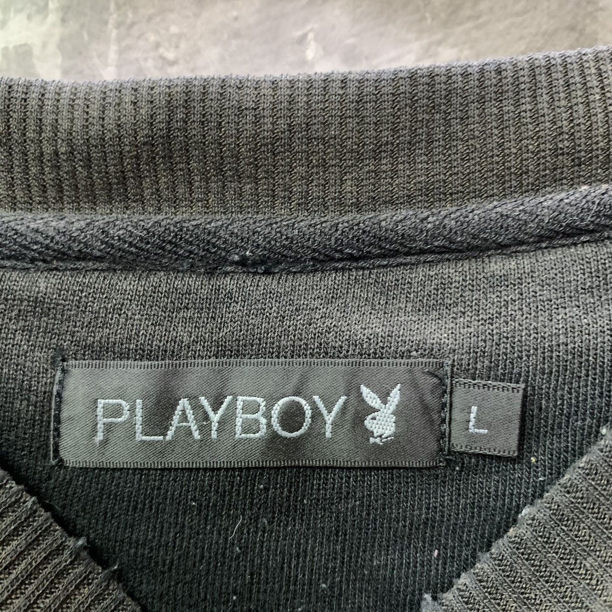 Playboy Vintage 90s Playboy Big Logo Spellout Crewneck Sweatshirt Size US L / EU 52-54 / 3 - 6 Thumbnail
