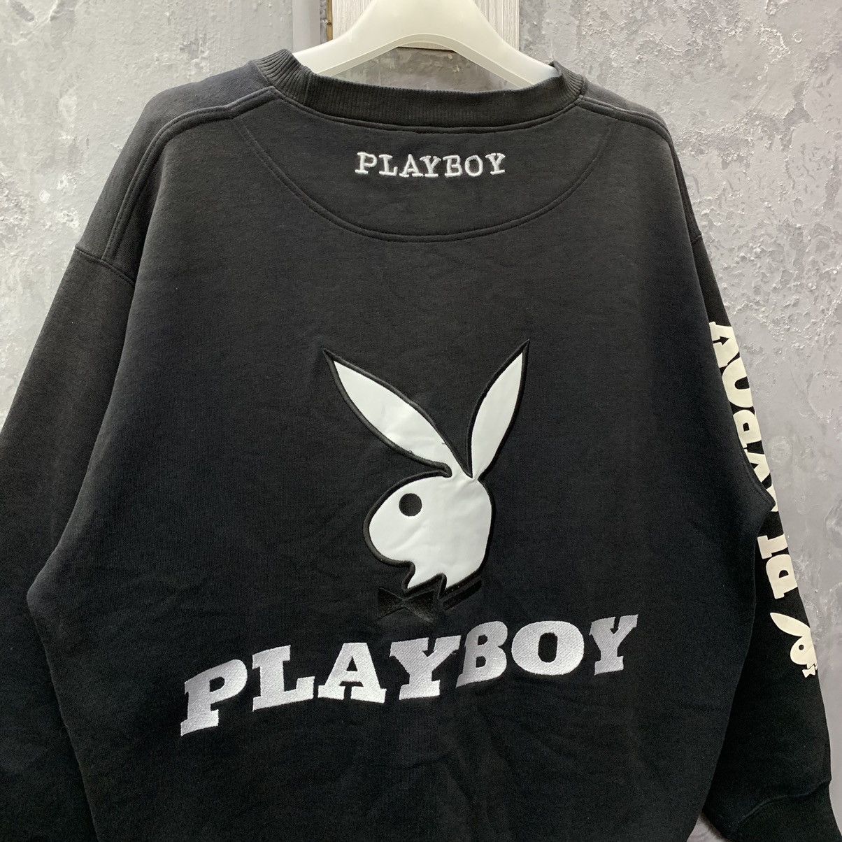 Playboy Vintage 90s Playboy Big Logo Spellout Crewneck Sweatshirt Size US L / EU 52-54 / 3 - 10 Thumbnail