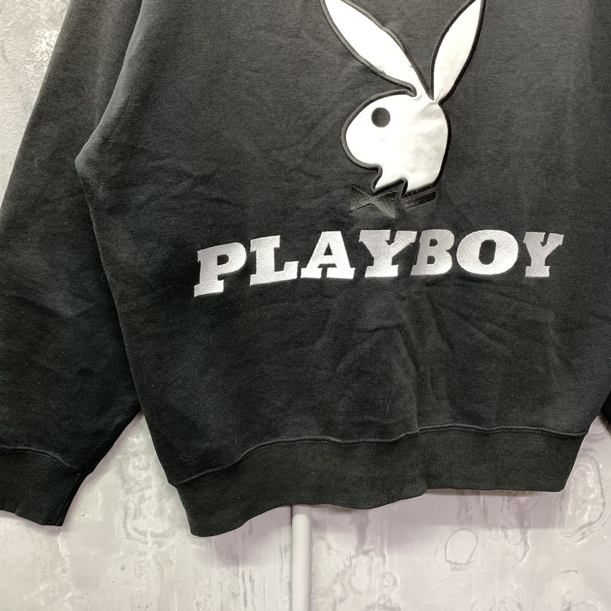 Playboy Vintage 90s Playboy Big Logo Spellout Crewneck Sweatshirt Size US L / EU 52-54 / 3 - 11 Thumbnail