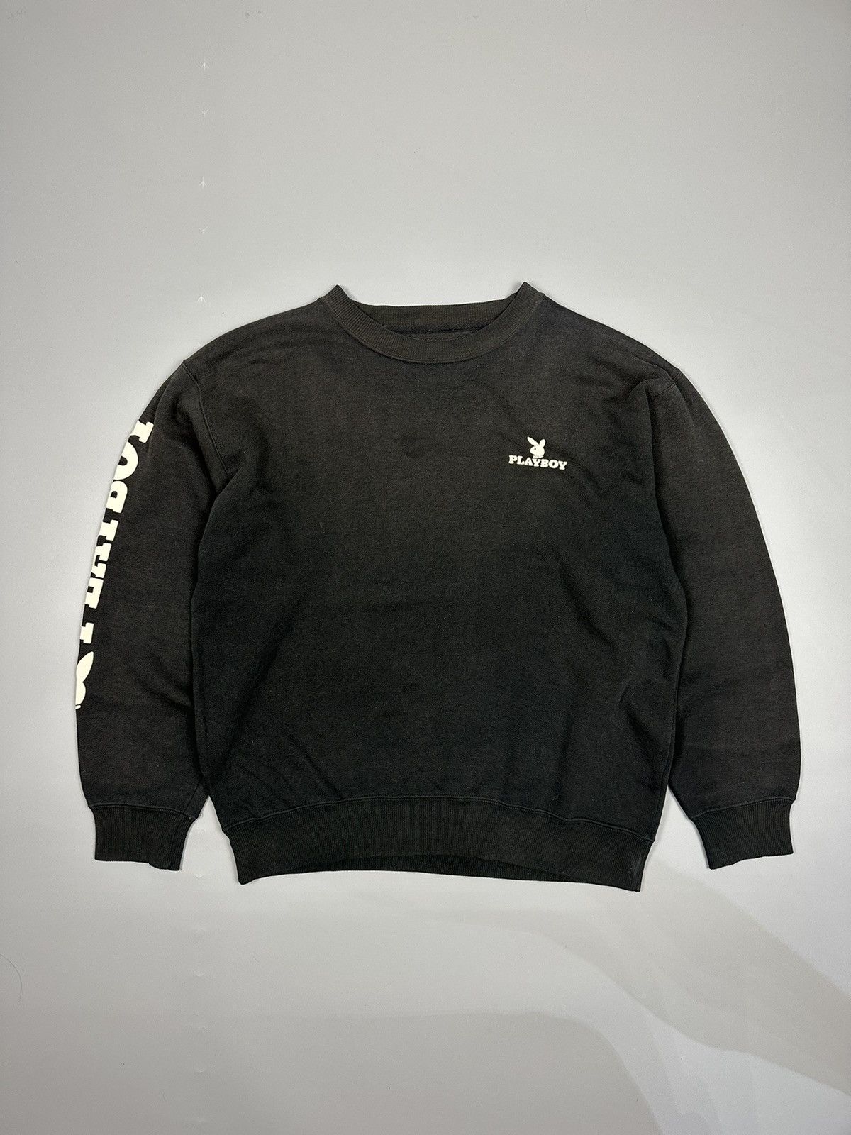 Playboy Vintage 90s Playboy Big Logo Spellout Crewneck Sweatshirt Size US L / EU 52-54 / 3 - 2 Thumbnail