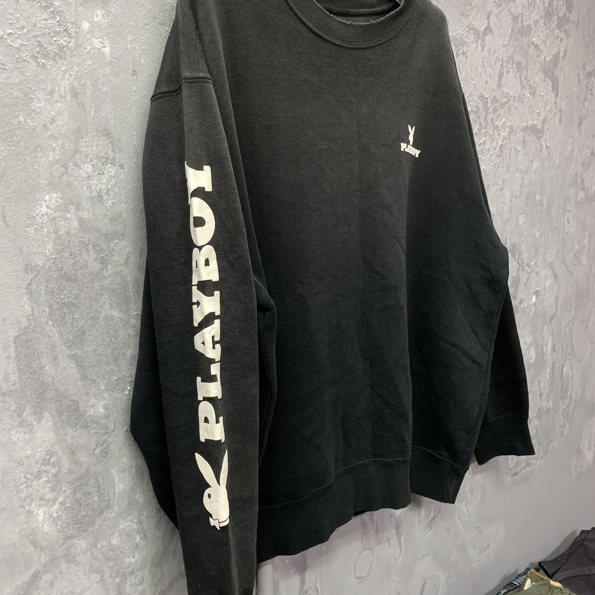 Playboy Vintage 90s Playboy Big Logo Spellout Crewneck Sweatshirt Size US L / EU 52-54 / 3 - 8 Thumbnail