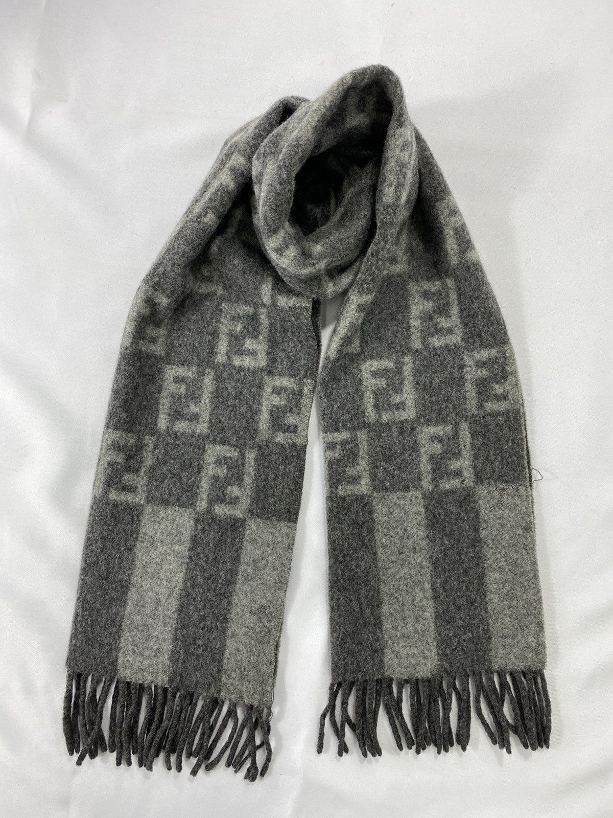 Vintage Fendi Monogram Scarf/Muffler - T004 Size ONE SIZE - 3 Thumbnail