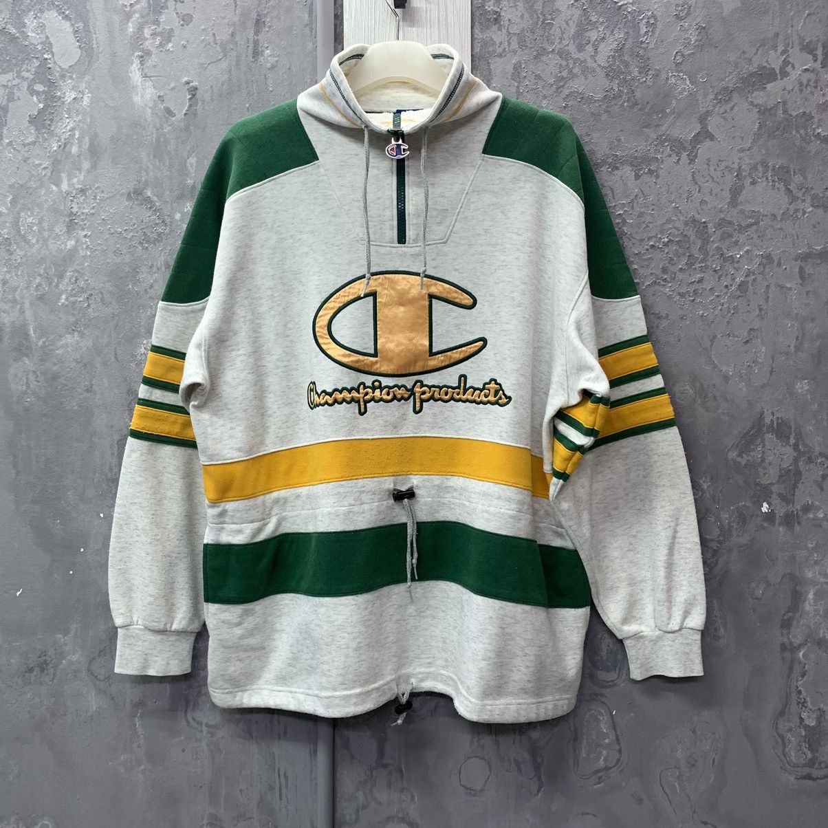 Champion Vintage Champion Big Logo Zipper Sweatshirt Size US M / EU 48-50 / 2 - 3 Thumbnail