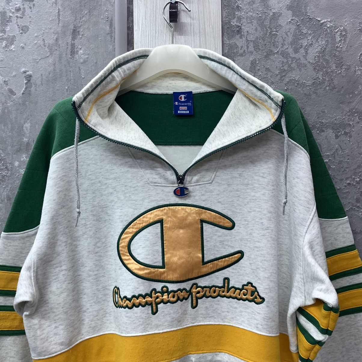 Champion Vintage Champion Big Logo Zipper Sweatshirt Size US M / EU 48-50 / 2 - 10 Thumbnail