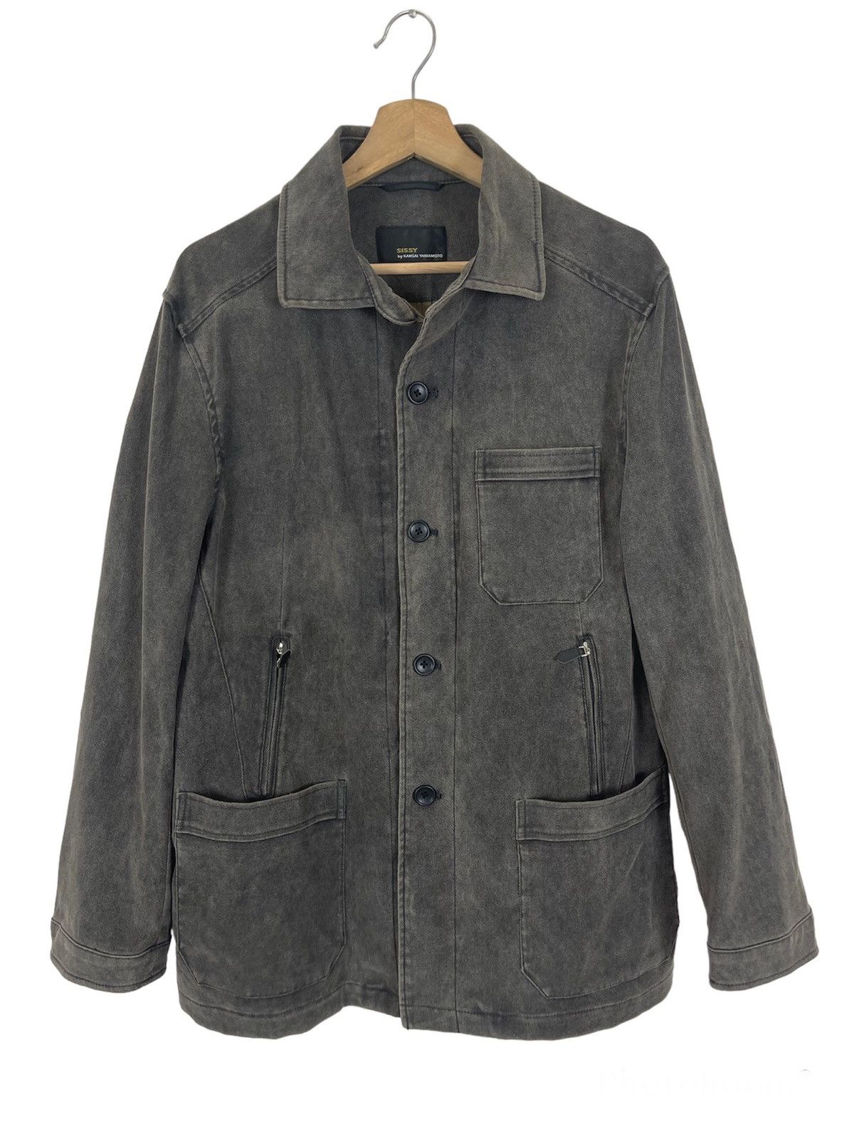 Kansai Yamamoto Vintage KANSAI YAMAMOTO Thrashed Look Design Jacket Size US M / EU 48-50 / 2 - 1 Thumbnail