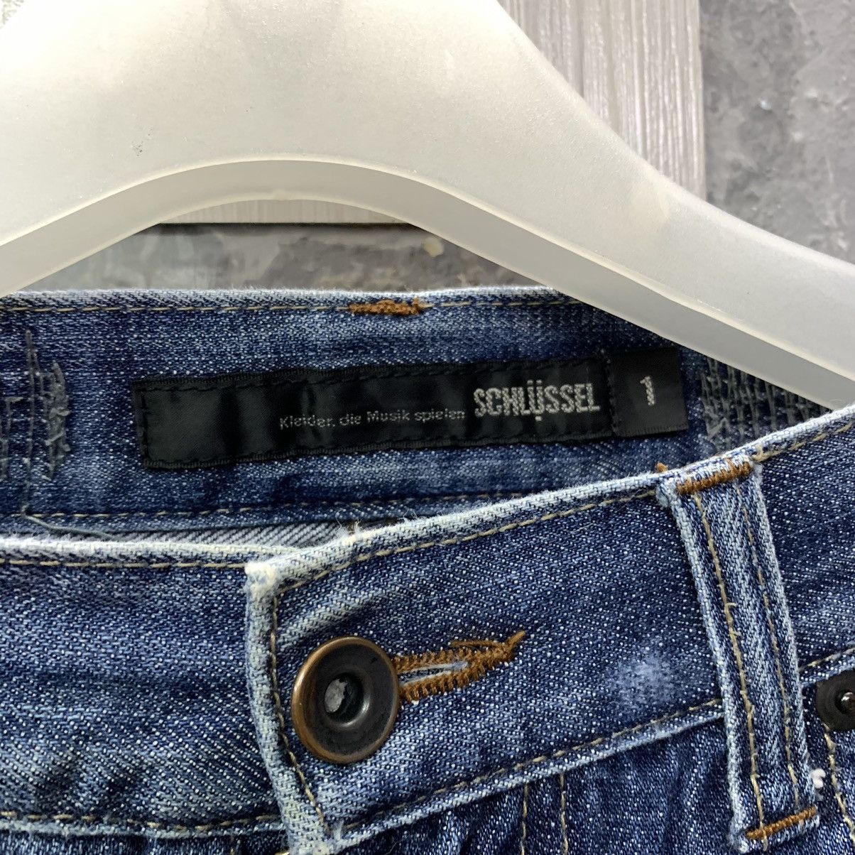 Japanese Brand × Schlussel Schlüssel Sachiko Ripped Slim Straight Jeans Size US 30 / EU 46 - 10 Thumbnail