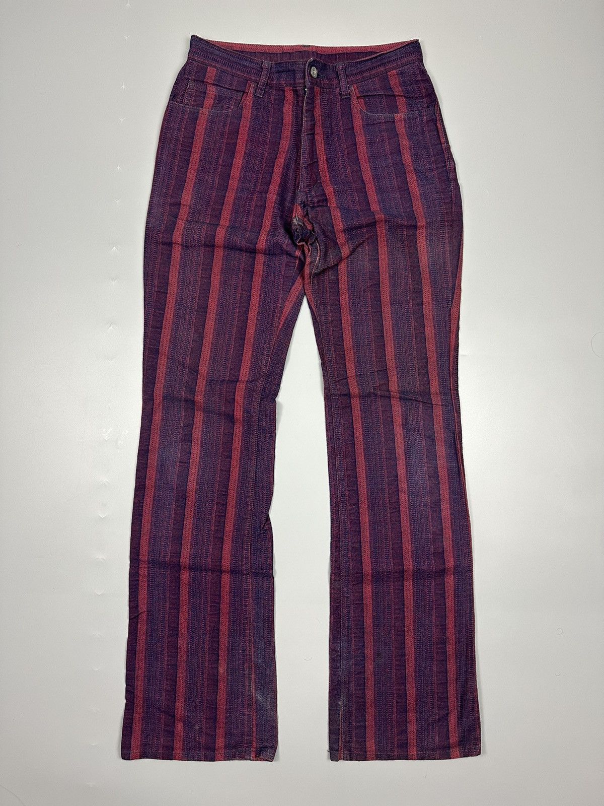 Japanese Brand Checkered Jeans Casual Style Size US 30 / EU 46 - 1 Thumbnail