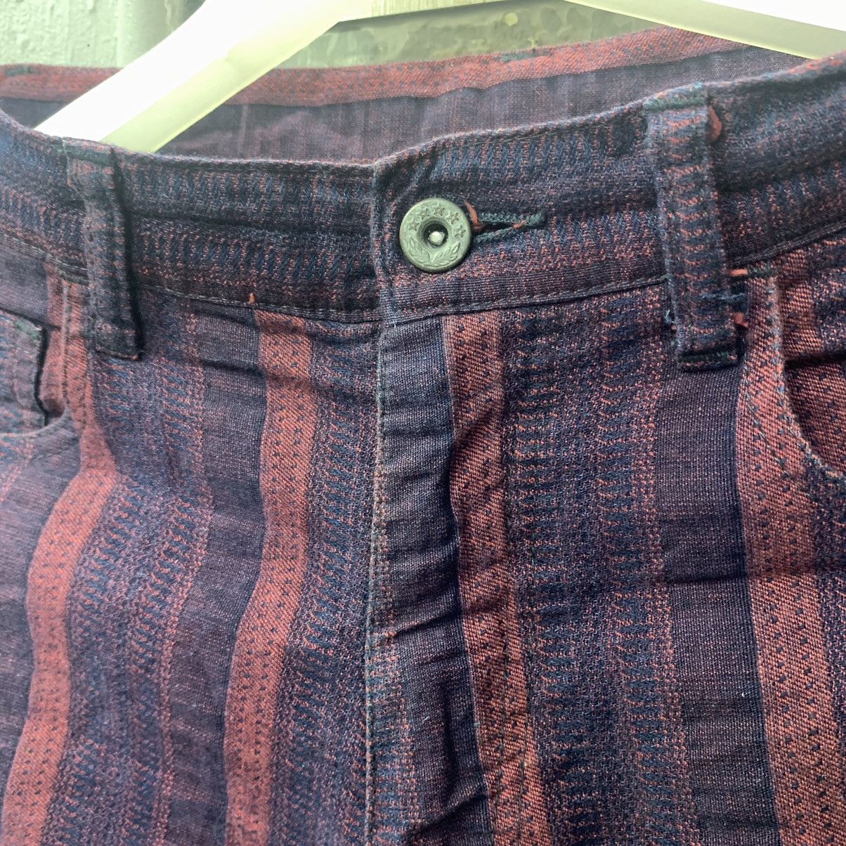 Japanese Brand Checkered Jeans Casual Style Size US 30 / EU 46 - 6 Thumbnail