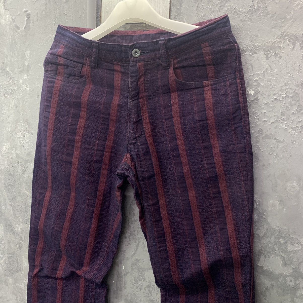 Japanese Brand Checkered Jeans Casual Style Size US 30 / EU 46 - 4 Thumbnail