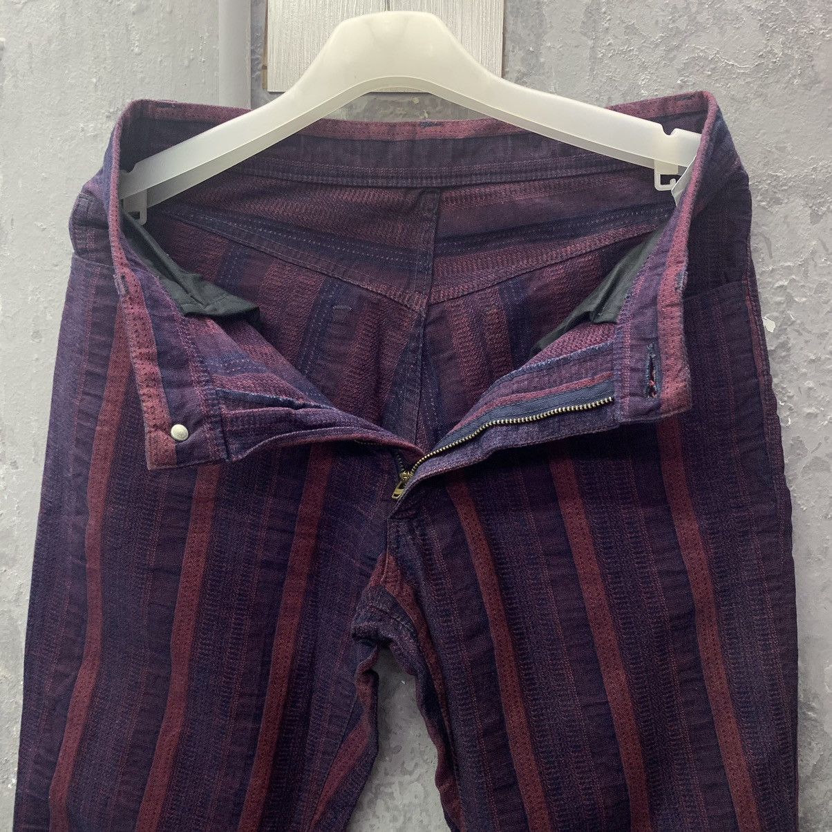 Japanese Brand Checkered Jeans Casual Style Size US 30 / EU 46 - 7 Thumbnail