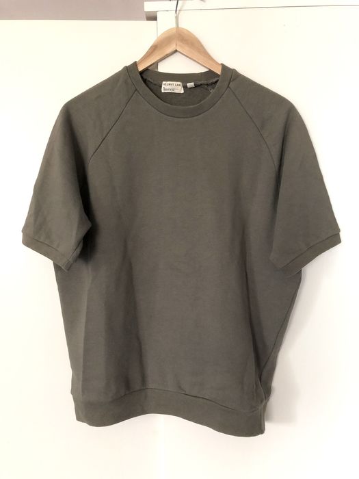 Helmut Lang 1999 vintage raglan short sleeve crewneck sweatshirt