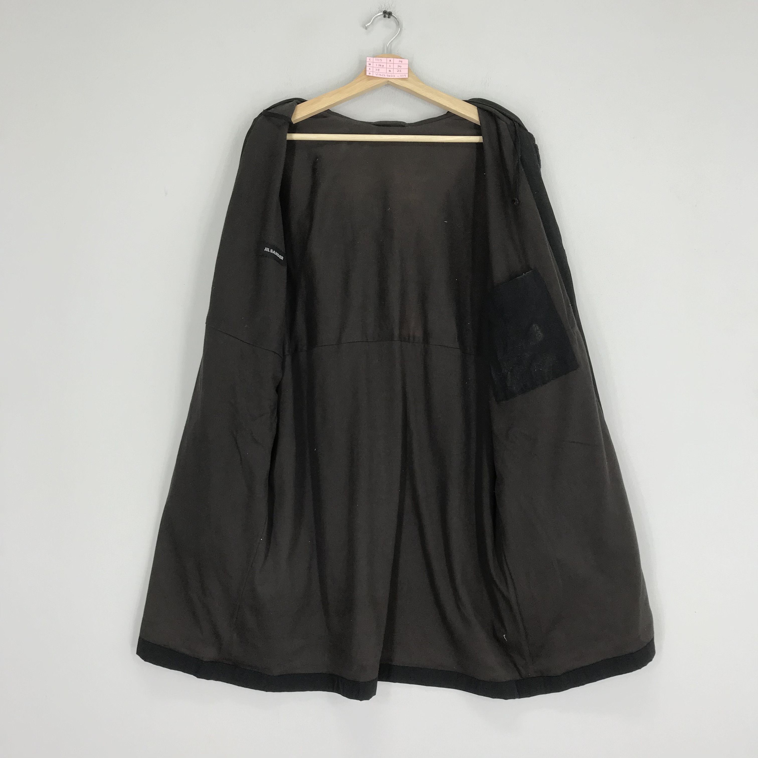Jil Sander Vintage OG Jil Sander Long Coat Hoodie Jacket Size US L / EU 52-54 / 3 - 4 Thumbnail