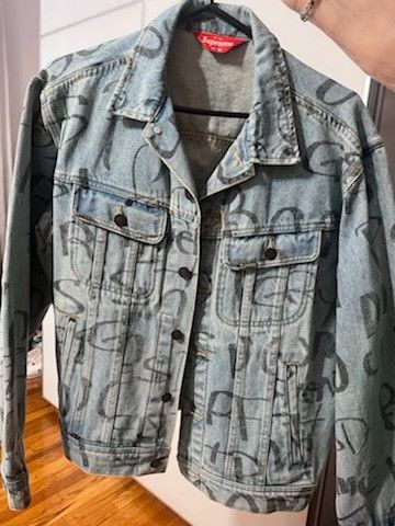 Supreme Supreme Black Ark Denim Trucker Jacket | Grailed