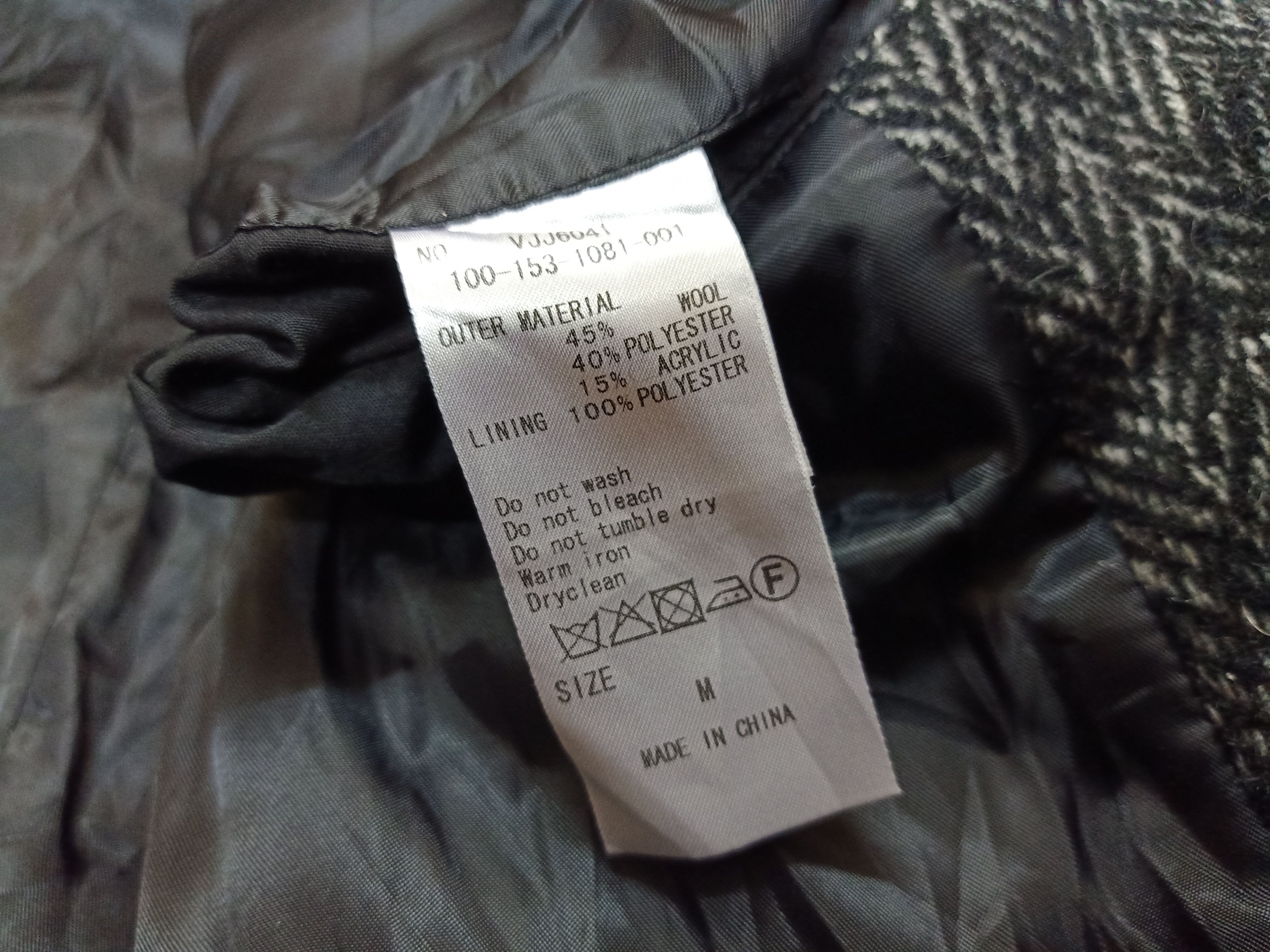 Japanese Brand VANQUISH Tokyo Japan Houndstooth Black White Parka Size US M / EU 48-50 / 2 - 6 Thumbnail