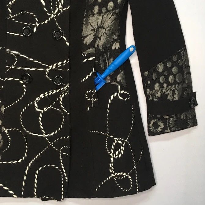 Japanese Brand SEND OFFER🔥Japanese Vtg Long Jacket Trench Coat Nice Design Size US M / EU 48-50 / 2 - 8 Thumbnail