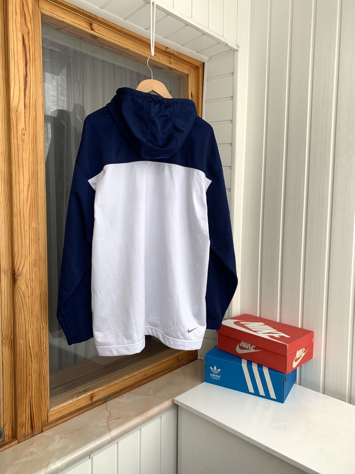 Vintage Nike Vintage 90s Big Logo Hoodie Jacket Men’s Size XL Size US XL / EU 56 / 4 - 6 Thumbnail