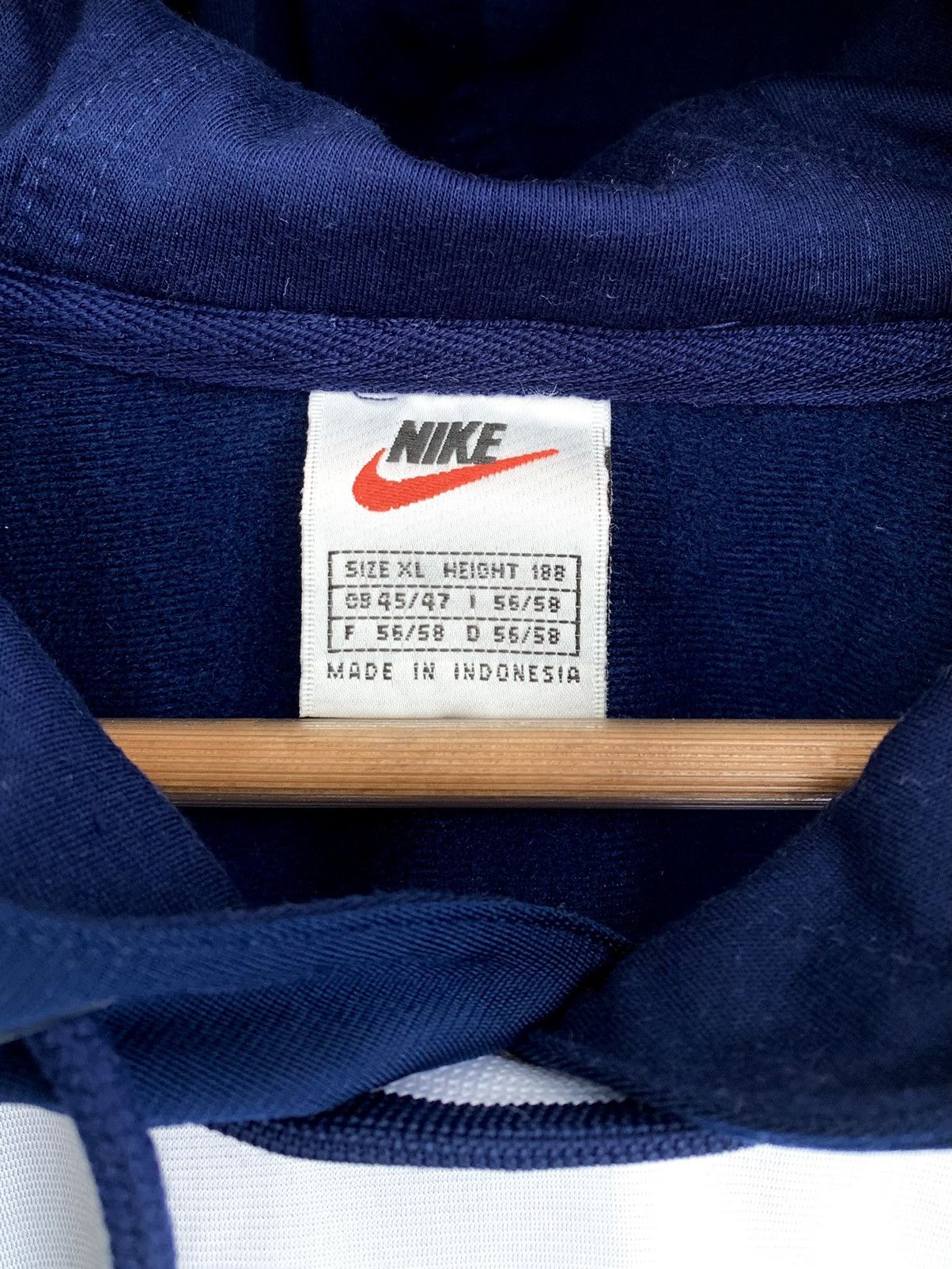Vintage Nike Vintage 90s Big Logo Hoodie Jacket Men’s Size XL Size US XL / EU 56 / 4 - 5 Thumbnail