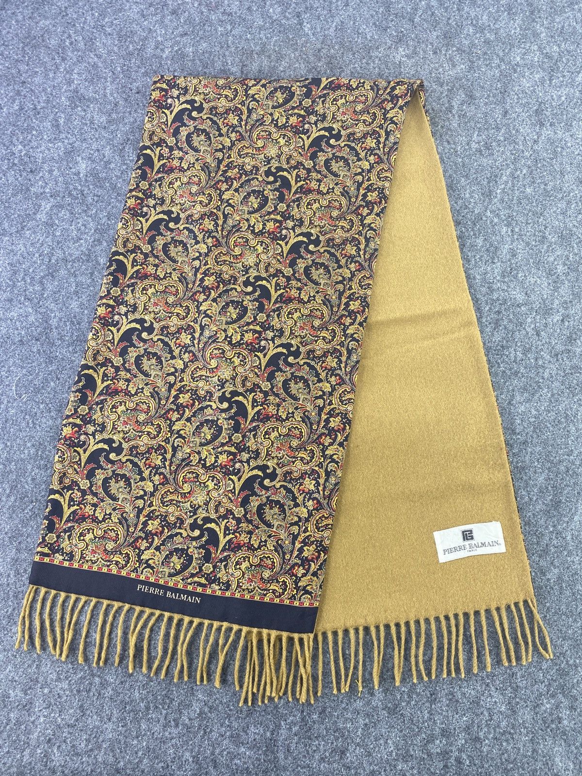 Pierre Balmain PIERRE BALMAIN PAISLEY Scarf / Muffler / Neckwear -T090 Size ONE SIZE - 4 Thumbnail