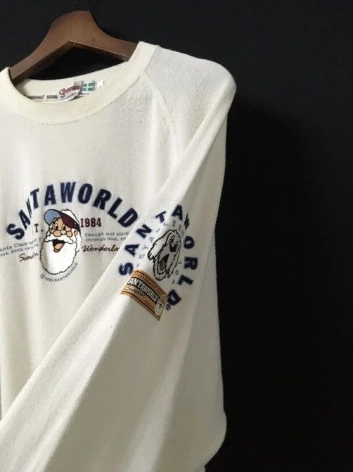 Japanese Brand × Vintage 1984 Vintage Santa World Big Logo Crewneck Pullover Size US L / EU 52-54 / 3 - 3 Thumbnail