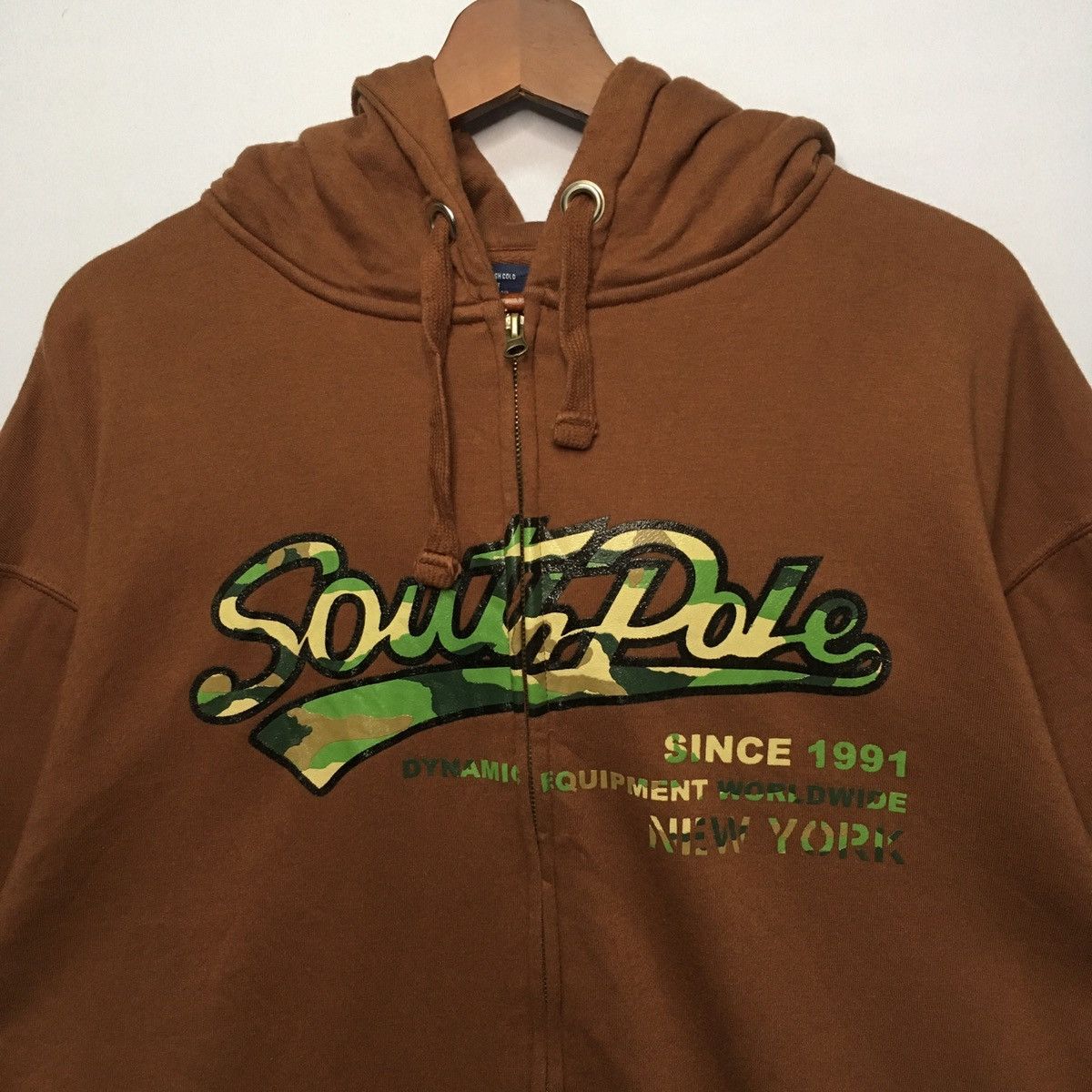 Southpole × Vintage 💥💥 RARE!! Southpole Camo Style Big Logo Hoodie Sweatshirt Size US L / EU 52-54 / 3 - 3 Thumbnail