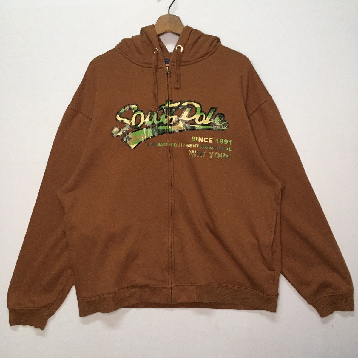 Southpole × Vintage 💥💥 RARE!! Southpole Camo Style Big Logo Hoodie Sweatshirt Size US L / EU 52-54 / 3 - 1 Thumbnail