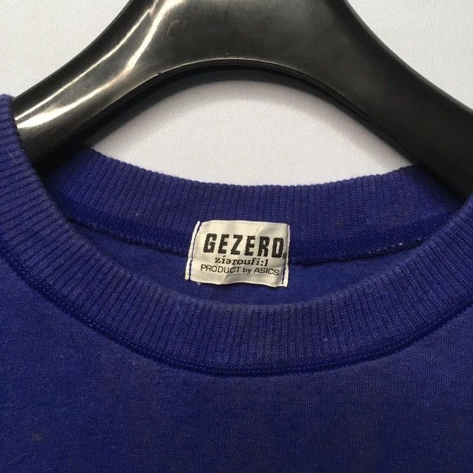 Asics × Japanese Brand × Vintage Vintage Gazero By Asics Spell Out Crewneck Sweater Size US L / EU 52-54 / 3 - 4 Thumbnail