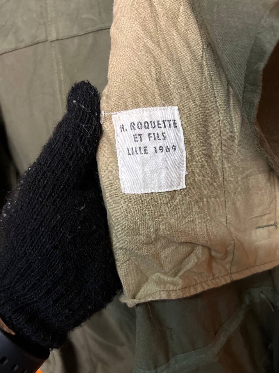 Vintage VINTAGE H.ROQUTTE ET FILS LILLE 1969 FRENCH MILITARY JACKET Size US M / EU 48-50 / 2 - 10 Thumbnail