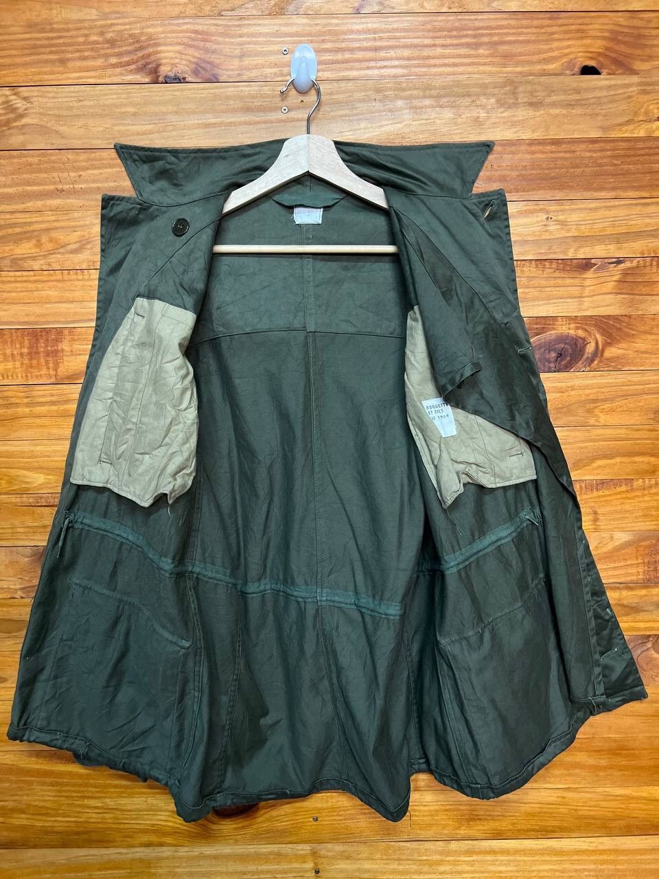 Vintage VINTAGE H.ROQUTTE ET FILS LILLE 1969 FRENCH MILITARY JACKET Size US M / EU 48-50 / 2 - 8 Thumbnail