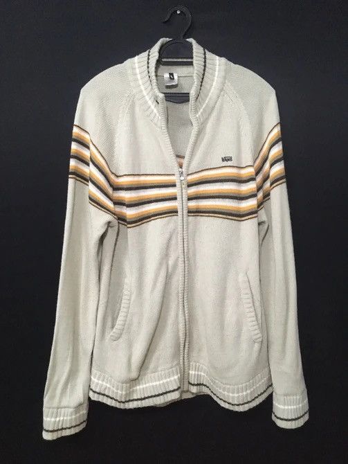Vintage Vans Zip Ups Knit Pullover Sweater