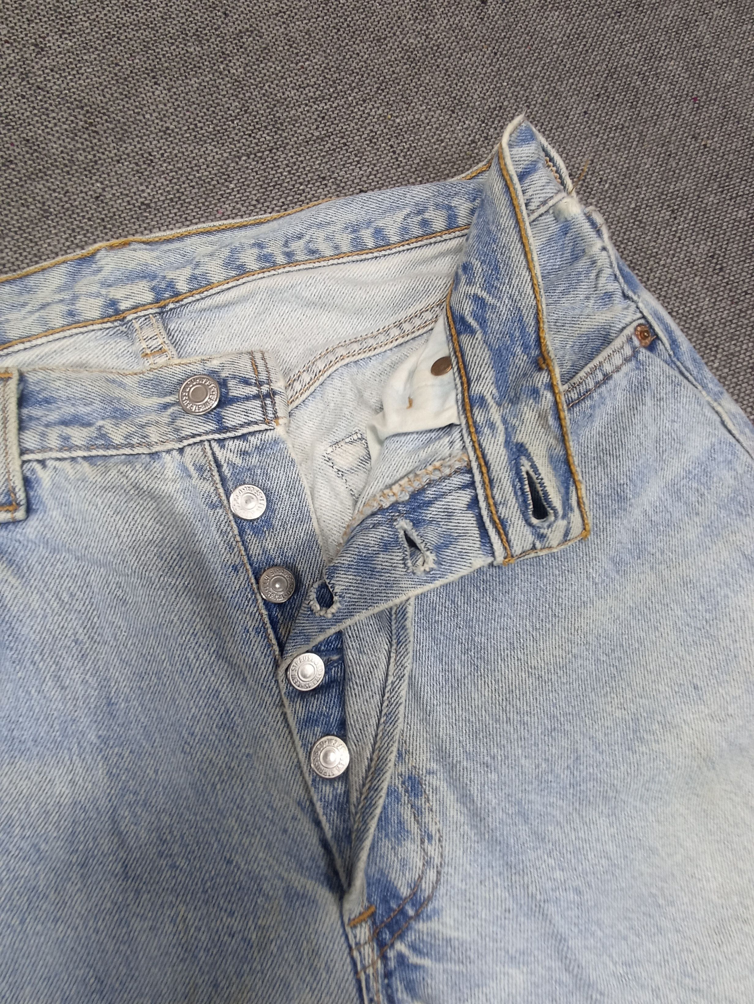 Jean × Levi's × Vintage 90s Vintage Levis 501 Distress Jeans-J171 Size US 30 / EU 46 - 3 Thumbnail